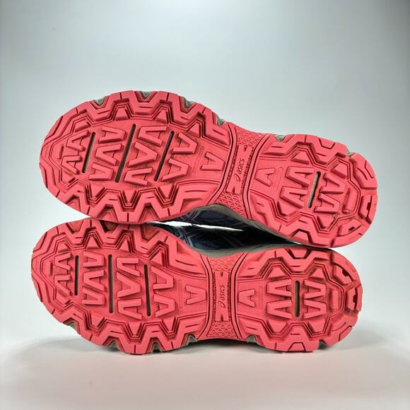 Asics Gel-Venture 6 Blue Pink Trail Athletic Running Shoes 1014A077 Youth Size 5 - Picture 8 of 10